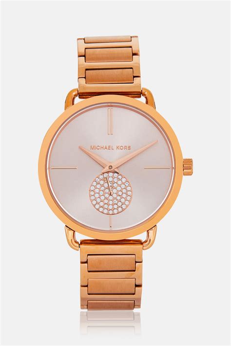 michael kors women's portia rose gold tone watch mk3640|Portia Rose Gold.